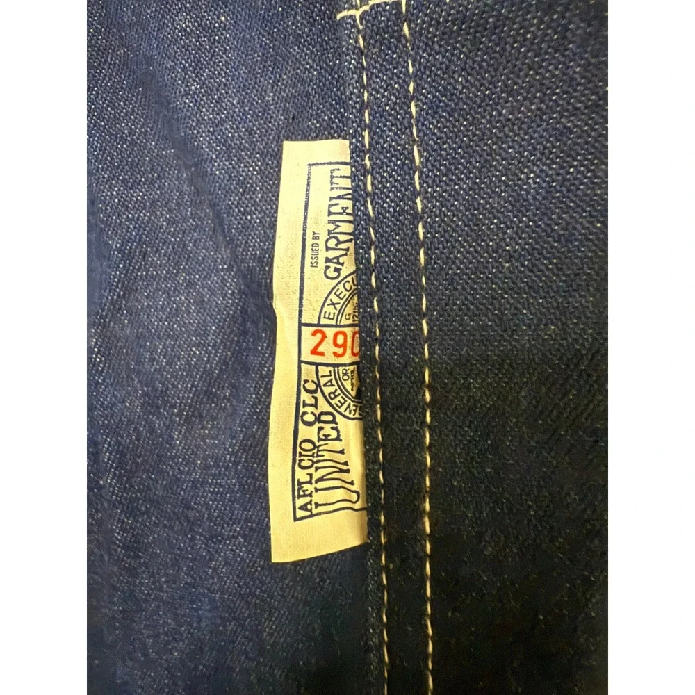 Vintage Sears Denim Overalls 34x30 Made‎ USA Workwear like new